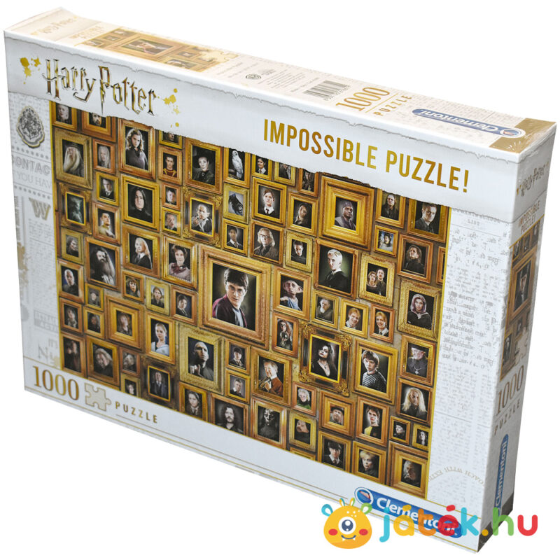 1000 darabos Harry Potter Impossible Puzzle jobbról - Clementoni lehetetlen kirakó 61881
