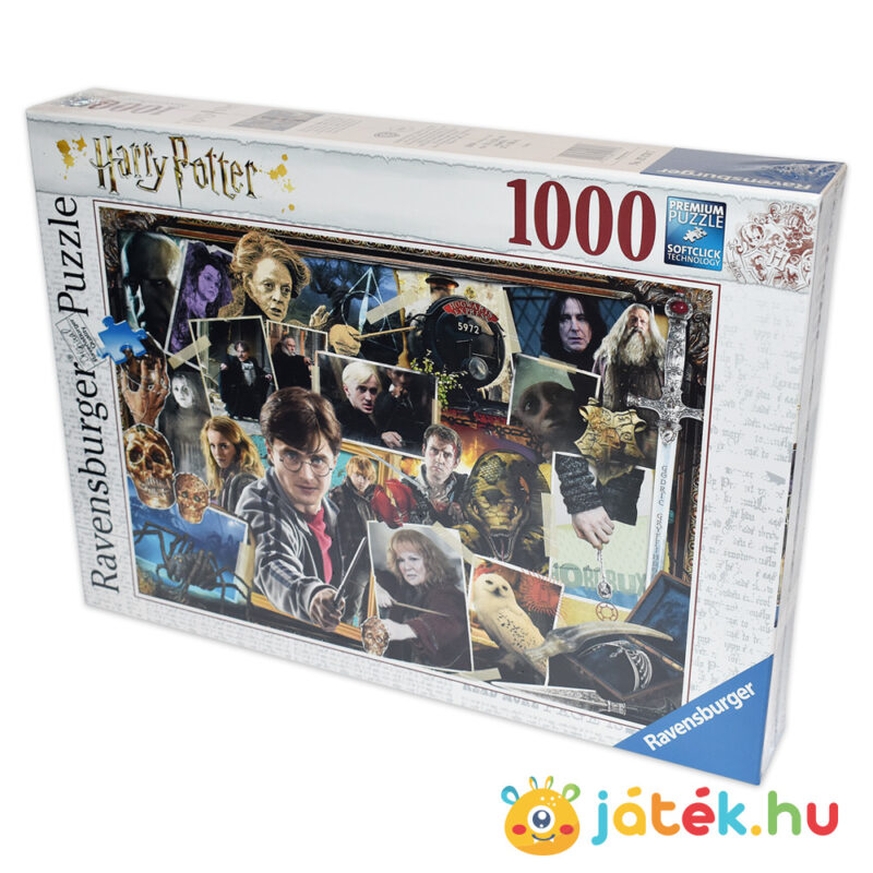 1000 darabos Harry Potter vs Voldemort puzzle doboza jobbról - Ravensburger 151707
