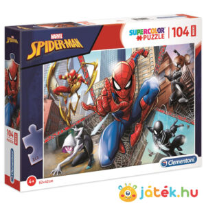 Marvel Pókember kirakó - 104 darabos - Clementoni SuperColor Maxi puzzle 23734