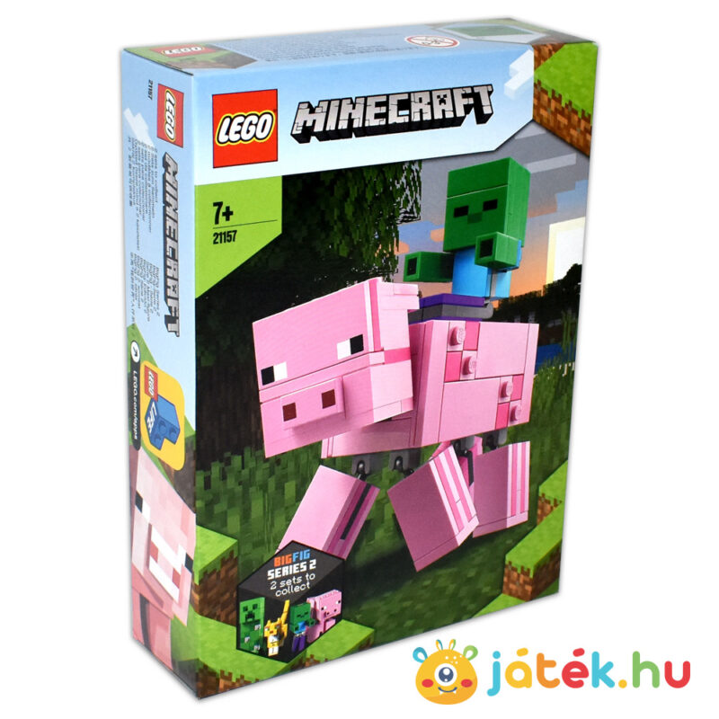 Minecraft Lego 21157: Bigfig malac zombibabával doboza balról