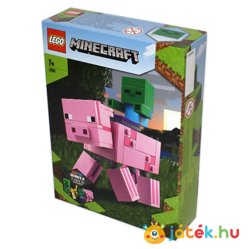 Minecraft Lego 21157: Bigfig malac zombibabával doboza jobbról