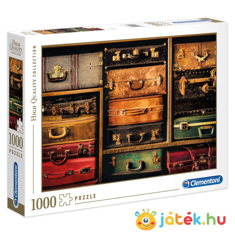 1000 darabos utazás puzzle (bőröndök kirakó) - Clementoni 39423