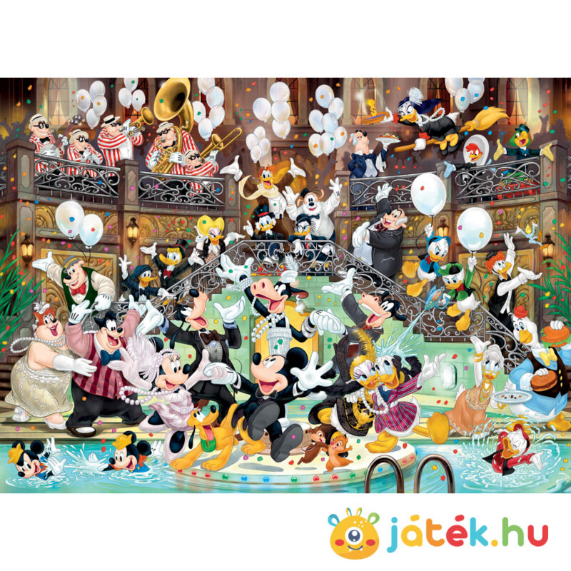 1000 darabos Disney gála puzzle képe - Clementoni 39472