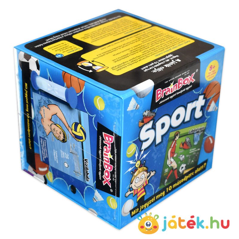 Brainbox: Sport memóriafejlesztő társasjáték doboza balról