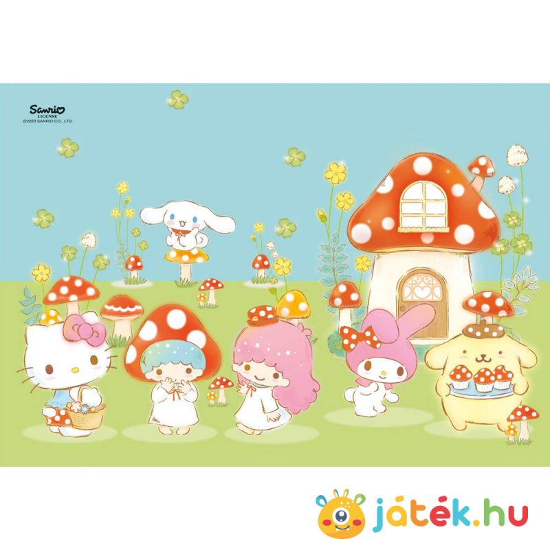 Hello Kitty puzzle 1. képe - 3x48 darabos - Clementoni SuperColor 25246