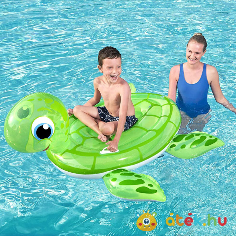 Felfújható teknős formájú gumimatrac a vízen (140x140 cm) - Bestway 41041