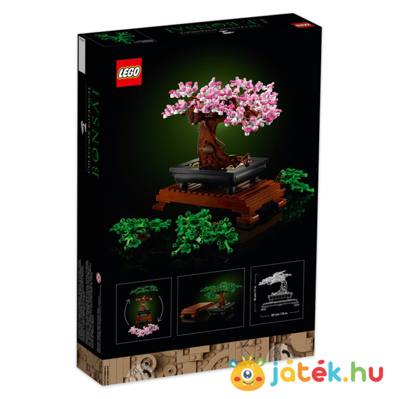 Lego Creator Expert 10281: Bonsai fa dobozta hátulról