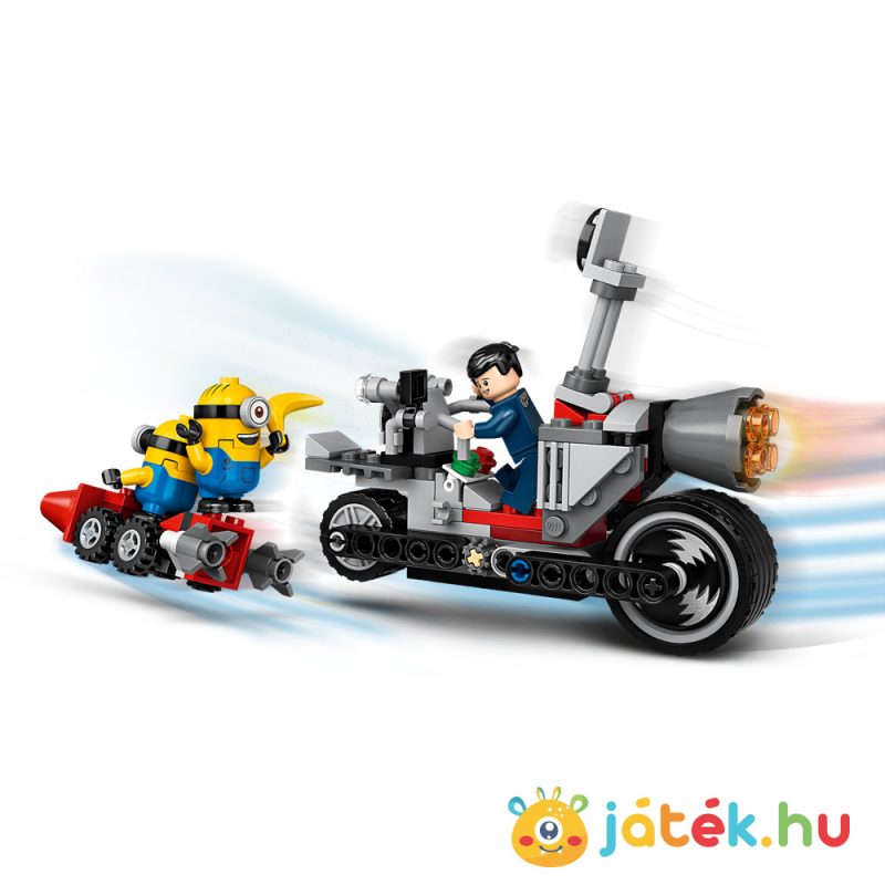 Lego minions 75549: Megállíthatatlan motors üldözés banán dobálás