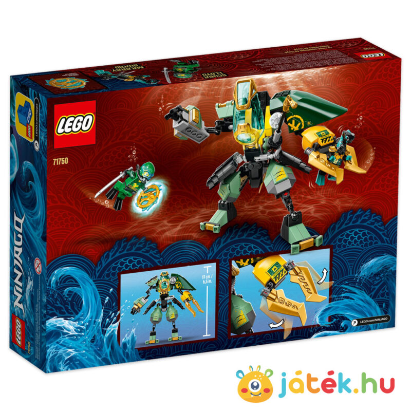 Lego Ninjago 71750: Llyoyd hidrorobot doboza hátulról