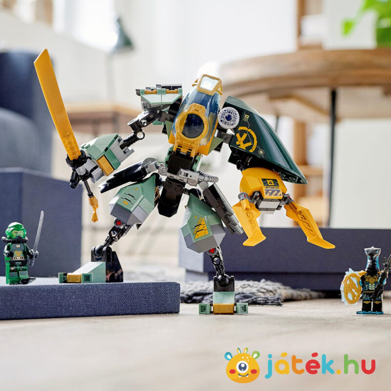 Lego Ninjago 71750: Llyoyd hidrorobot megépítve a szobában