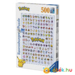 500 darabos, az első 151 Pokemon puzzle - Ravensburger 14781