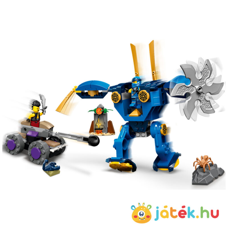 Lego Ninjago 71740: Jay Elektrorobot harc közben