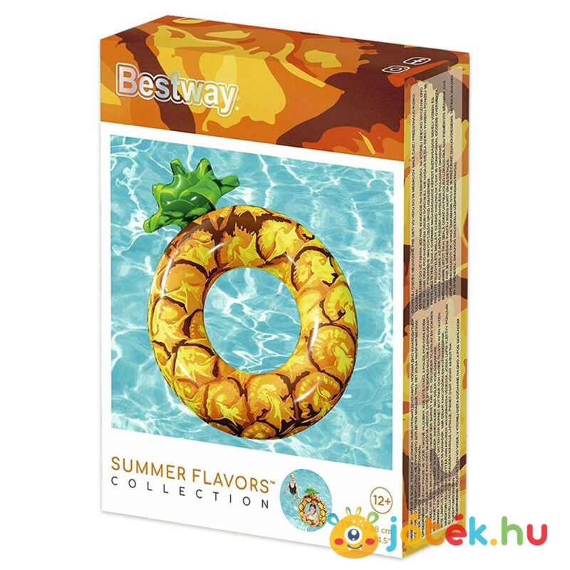 Ananász mintás úszógumi doboza (116 cm) - Bestway 36121