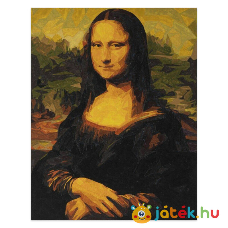 Festés számok szerint: Mona Lisa készen (40x50 cm) Kreatív Hobby - CraftArt