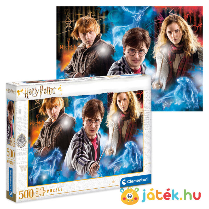 Harry Potter puzzle kirakva és csomagolása, 500 darabos - Clementoni 35082