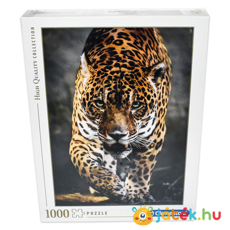 Állatos puzzle: jaguár előről - 1000 darabos - Clementoni 39326