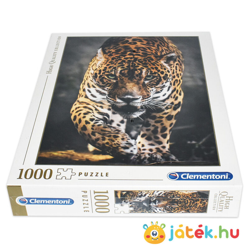 Állatos puzzle: jaguár fektetve - 1000 darabos - Clementoni 39326