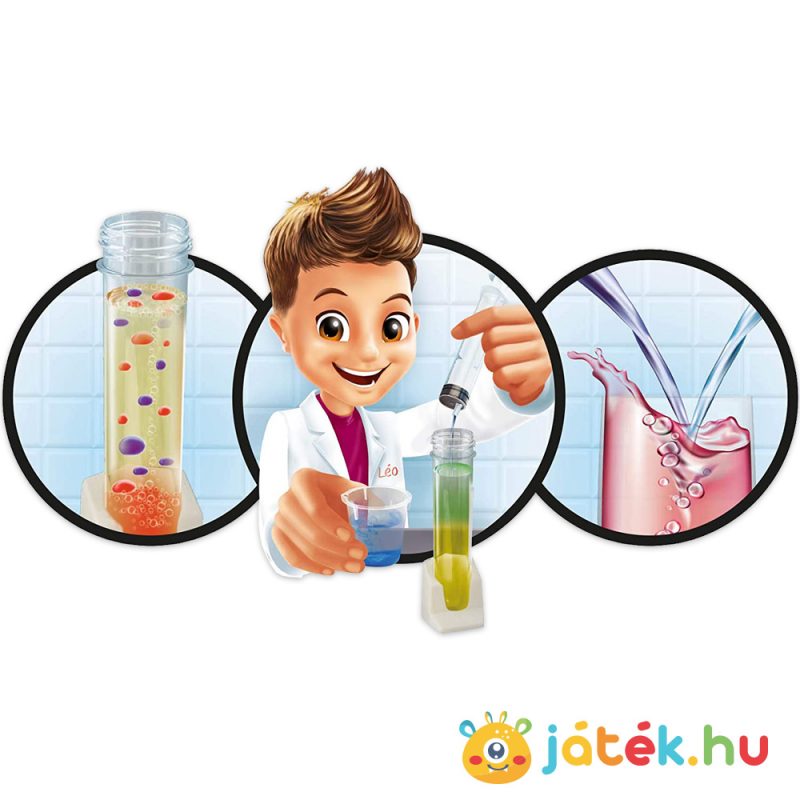 Mini lab: Színek kémiája, tudományos és kisérletező játék kisérlet közben - Buki