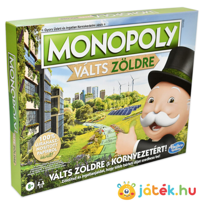 Monopoly: Válts zöldre társasjáték balról