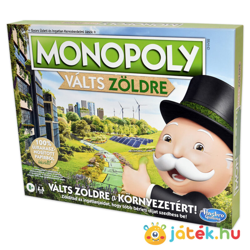 Monopoly: Válts zöldre társasjáték jobbról