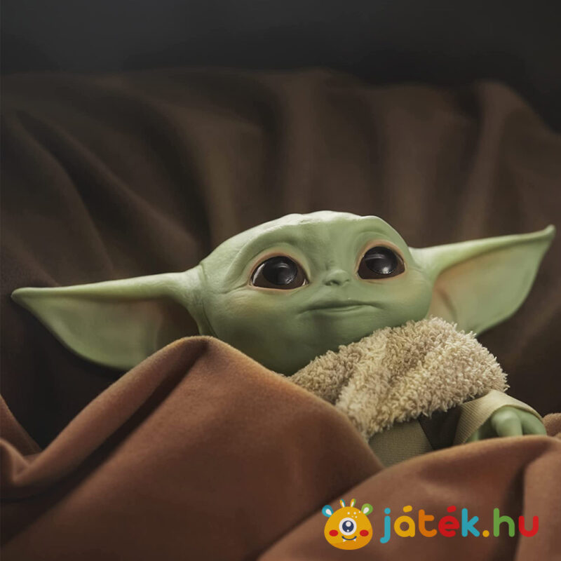 Star Wars Mandalorian: Baby Yoda beszélő plüss figura gyerekeknek
