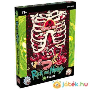 Rick és Morty Anatómia Park, 1000 db-os puzzle (Anatomy Park, Winning Moves)