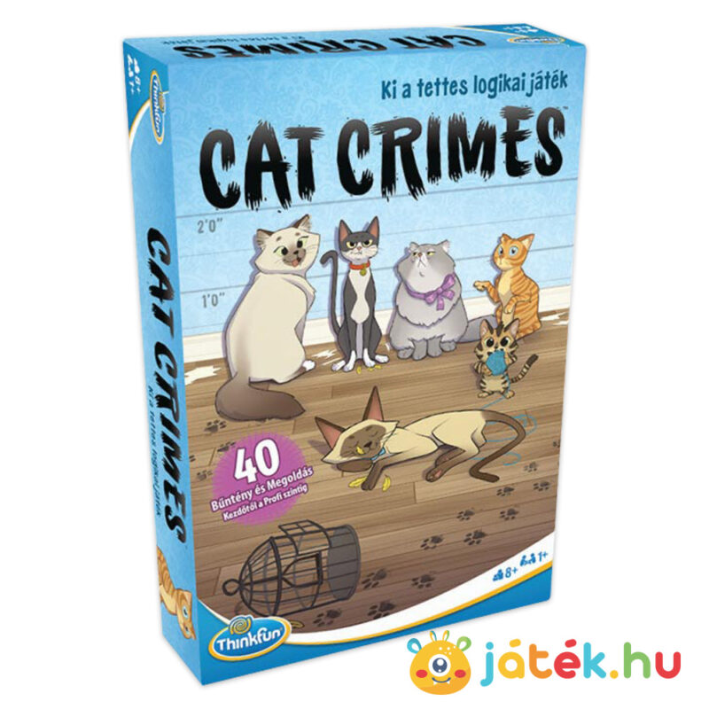 Cat Crimes: Zsivány cicák logikai társasjáték (Ki a tettes?)