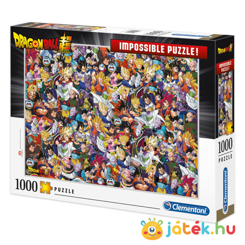 Dragon Ball: A lehetetlen kirakó jobbról - 1000 db - Clementoni Impossible Puzzle 39489