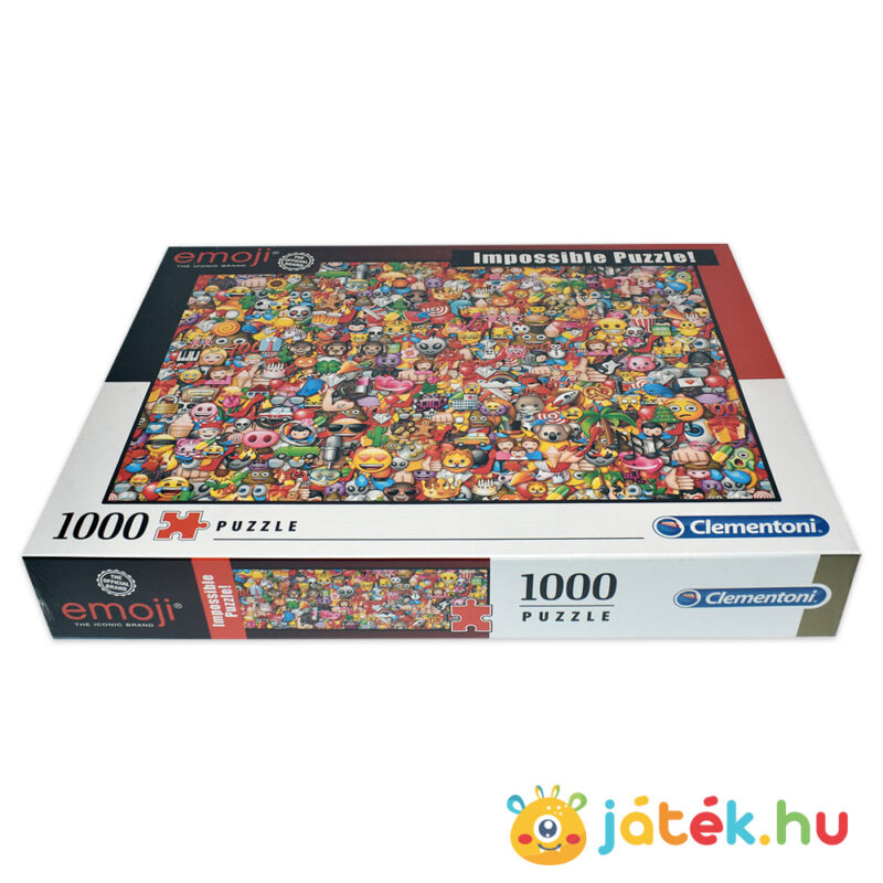 Emoji, a lehetetlen puzzle fektetve - 1000 db - Clementoni Impossible 39388