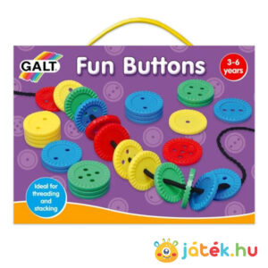 Mókás gombfűző kreatív játék - Galt (Fun Buttons)