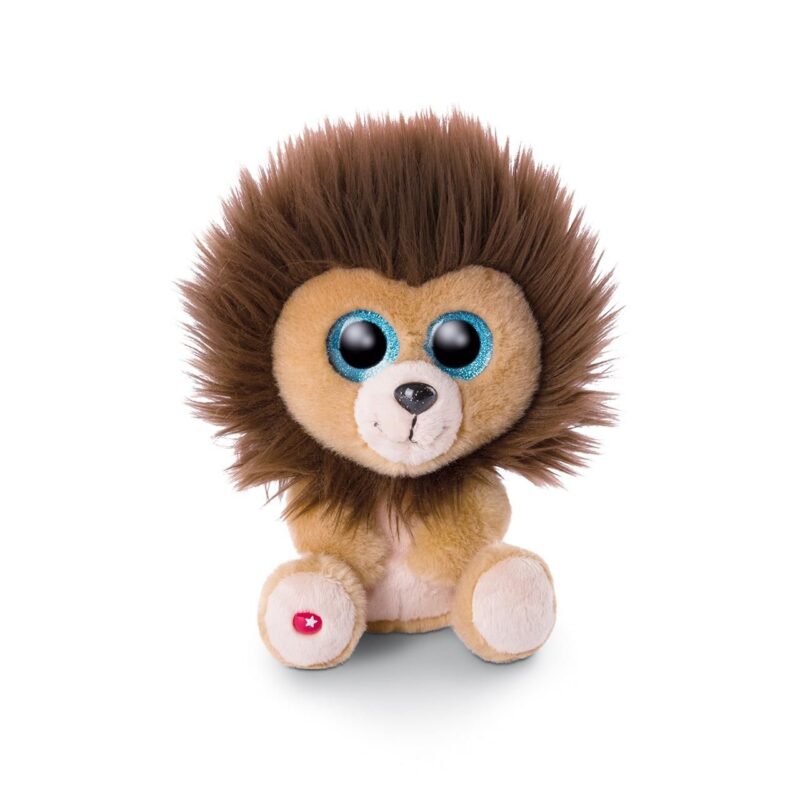 Nici: Cliff, a csillogó szemű plüss oroszlán (Glubschis, 15 cm)