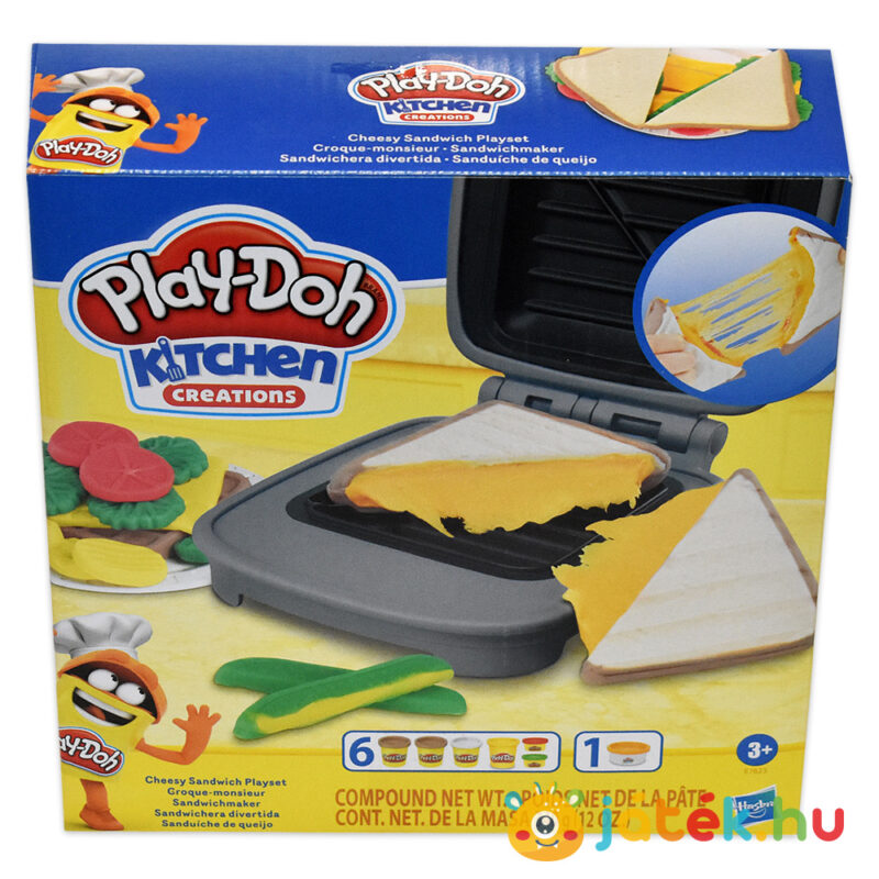 Play-Doh: Szendvicssütő kreatív gyurma szett előről