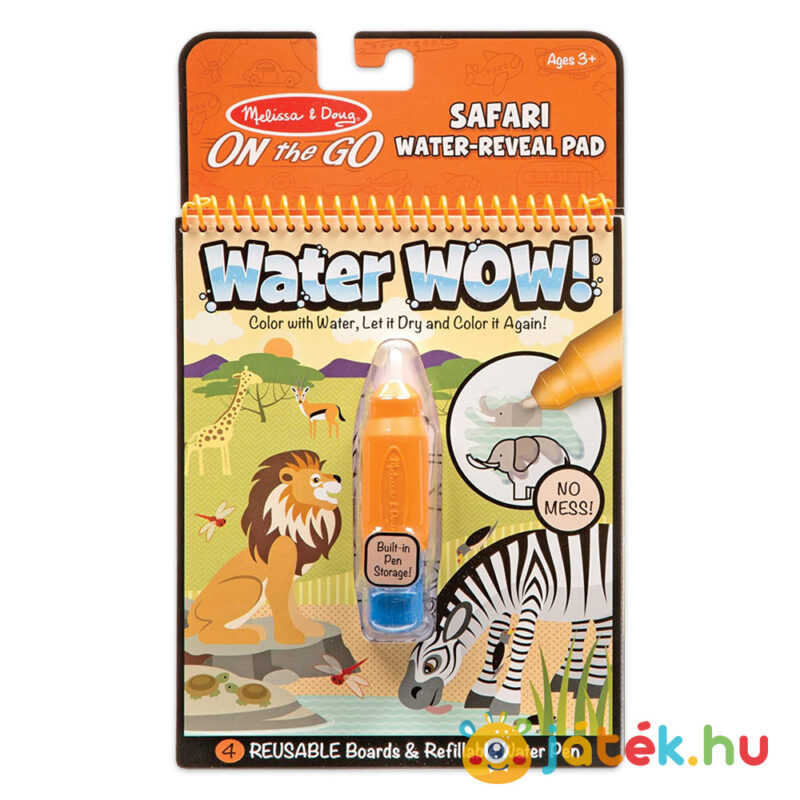 Rajzolás vízzel: Szafari rajzoló szett - Melissa & Doug, Water Now!
