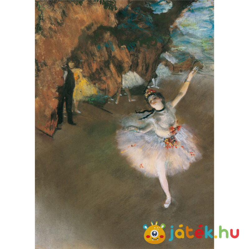 Degas: Táncosnő a színpadon puzzle képe (A tánc csillaga) - Clementoni Museum Collection 31413