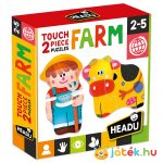 Headu: Farm fejlesztő forma puzzle (15 x 2 részes)