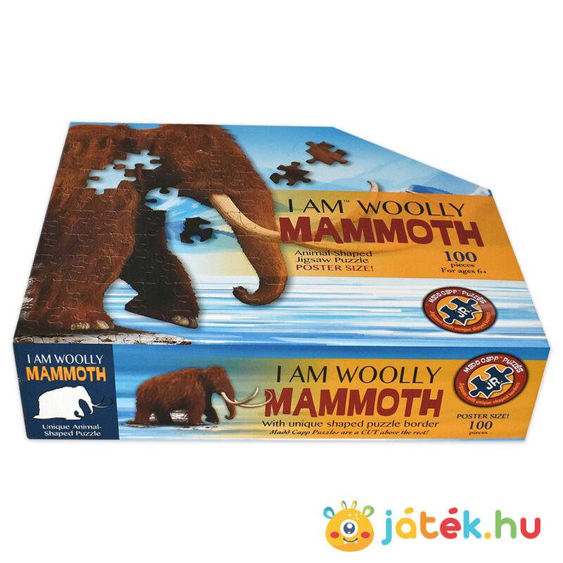 Gyapjas mamut forma junior puzzle, fektetve - 100 db - Wow Puzzle