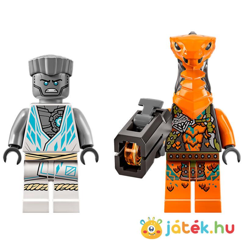 Lego Ninjago 71761: Zane szupererős Evo robotja, Zane és Kobra Lego figurával