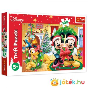 Mickey egér és barátai puzzle: A karácsony varázsa - 100 db - Trefl 16365