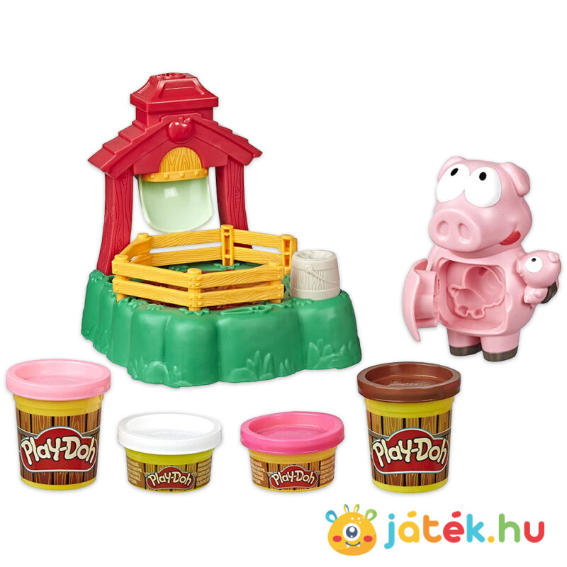 Play-Doh: Pigsley és a dagonyázó malacok gyurma készlet tartalma - Hasbro