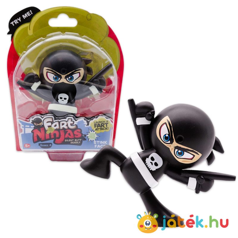 Puki Nindzsa: Bűzlő arc, szellentő ninja játékfigura
