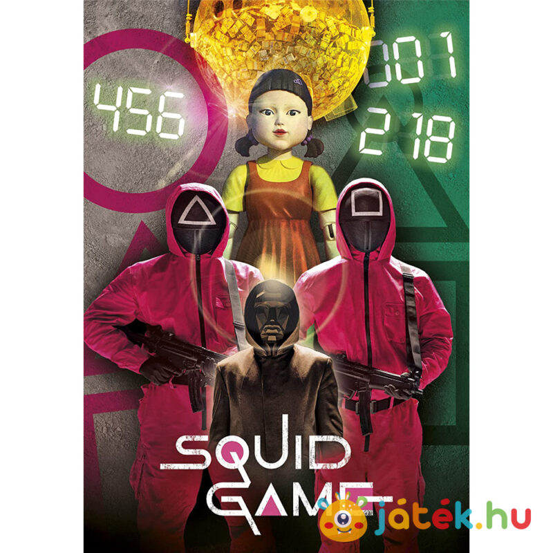 Squid Game puzzle (Nyerd meg az életed kirakó) képe - 1000 db - Clementoni 39693