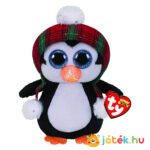 Ty Beanie Boos: Cheer, a téli sapkás plüss pingvin (15 cm)