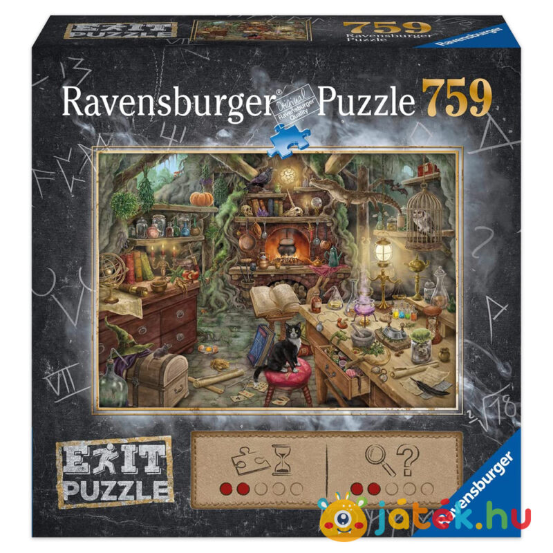 Boszorkánykonyha, szabadulós kirakó - 759 db - Ravensburger Exit puzzle 19952