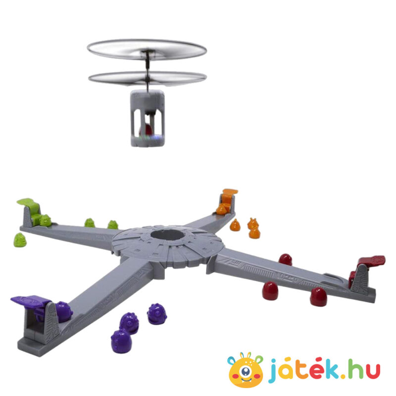 Drone Home társasjáték, repülő drónnal, játék közben