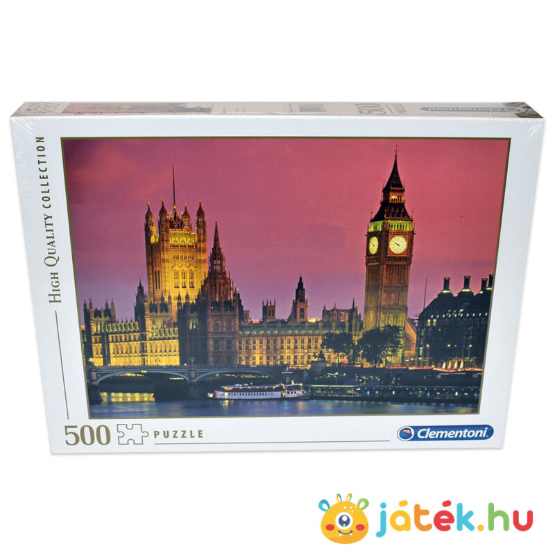 London (Big Ben) puzzle, előről - 500 db - Clementoni 30378