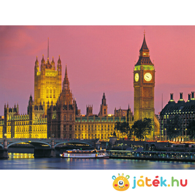 London (Big Ben) puzzle kirakott képe - 500 db - Clementoni 30378