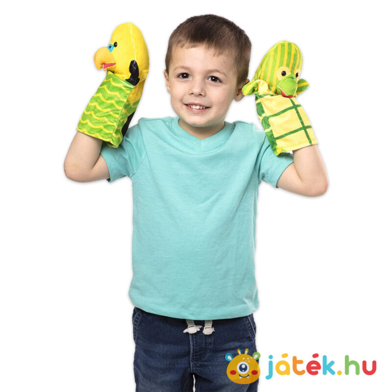 Háziállatok kesztyűbáb fiúknak, 6 db - Melissa & Doug Bábjátékok 9119