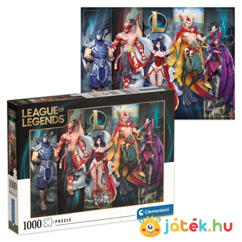 League of Legends puzzle képe és doboza - 1000 db - Clementoni 39680