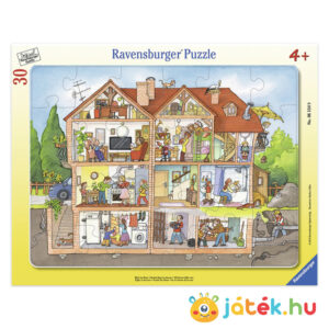 Ilyen a házunk keretes puzzle - 30 db - Ravensburger 06154