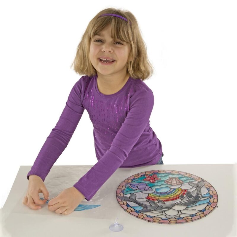Ólomüveg készítő: Delfinek, kreatív játék készlet (Melissa & Doug) - Image 5